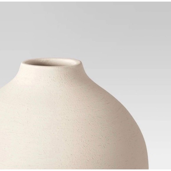 10" x 8.5" Earthenware Fall Texture Vase - Threshold - Picture 4 of 9